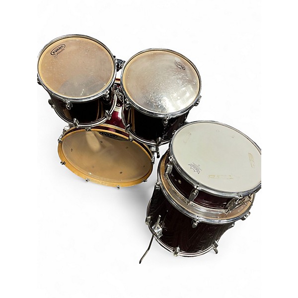 Used Mapex 5 Piece Venus Wine Red Drum Kit