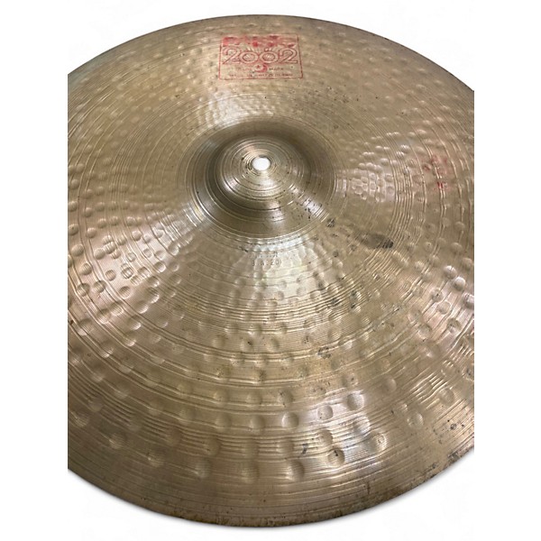 Used Paiste 20in 2002 Heavy Ride Cymbal