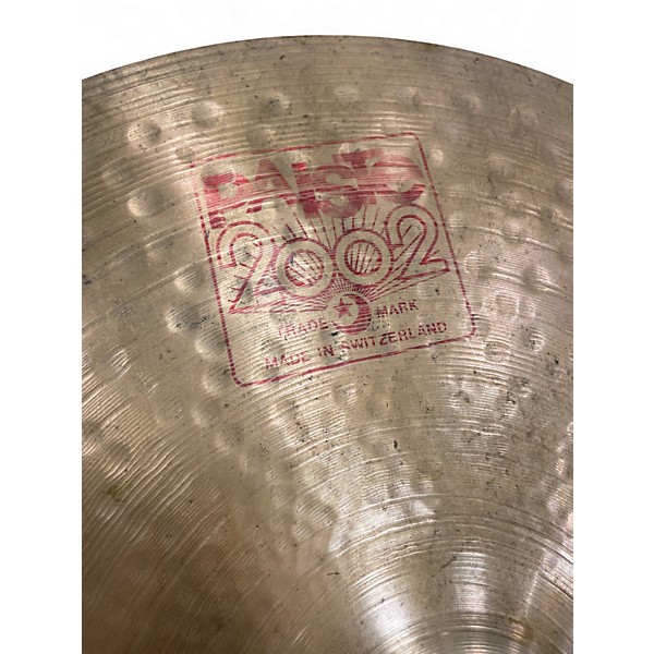 Used Paiste 20in 2002 Heavy Ride Cymbal