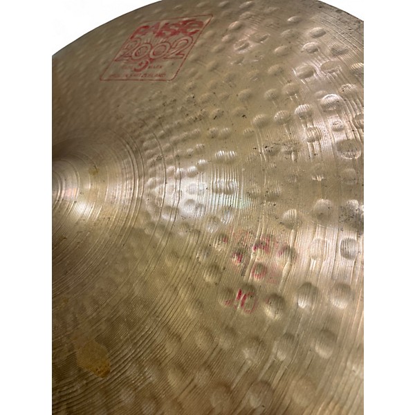 Used Paiste 20in 2002 Heavy Ride Cymbal