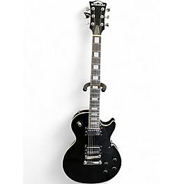 Used Stadium LP-Style HH Black Solid Body Electric Guitar