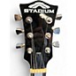 Used Stadium LP-Style HH Black Solid Body Electric Guitar
