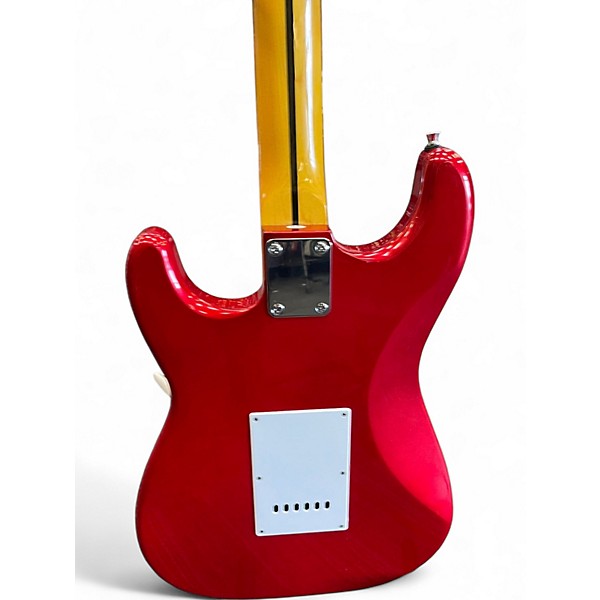 Used Stadium S-style SSS Cherry Solid Body Electric Guitar