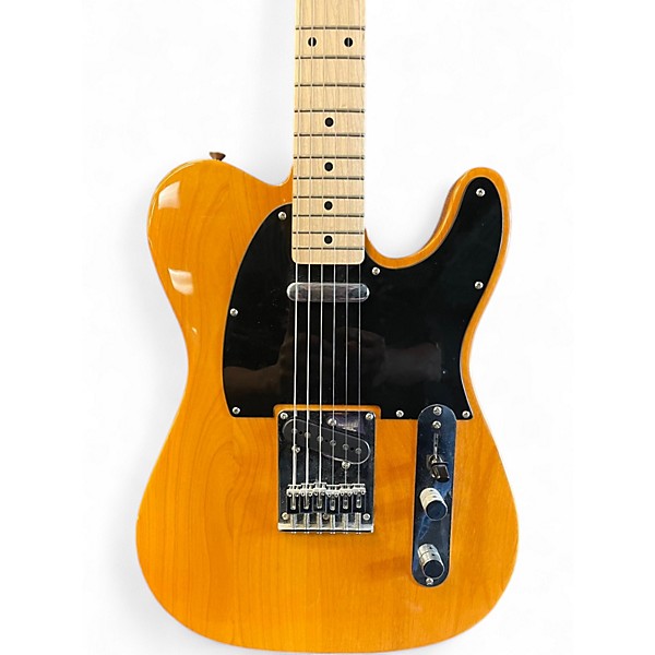 Used Squier Affinity Telecaster Natural Solid Body Electric Guitar