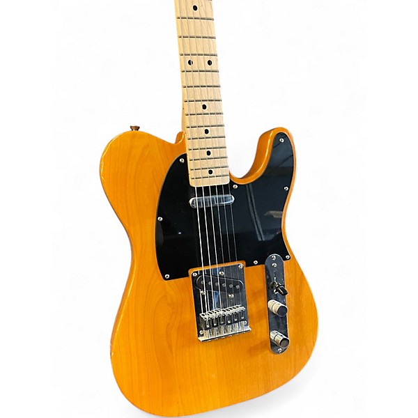 Used Squier Affinity Telecaster Natural Solid Body Electric Guitar