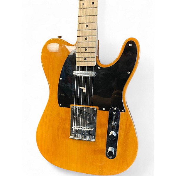 Used Squier Affinity Telecaster Natural Solid Body Electric Guitar