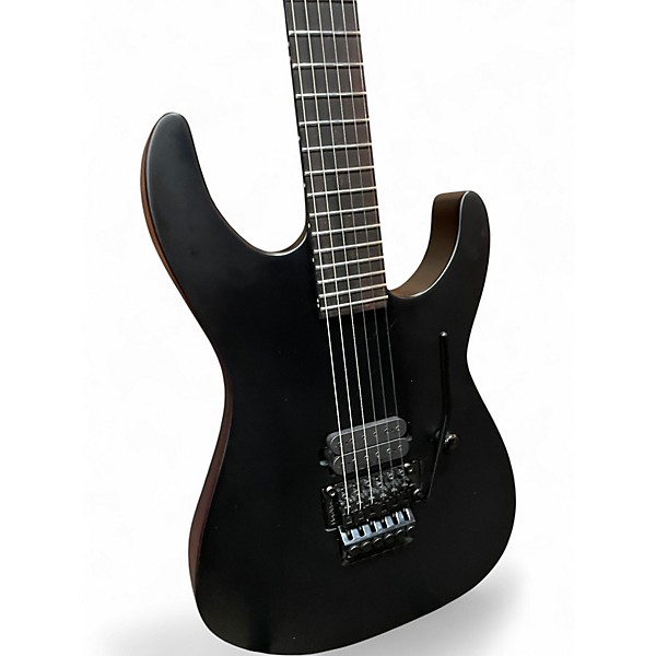 Used ESP LTD M-Black Metal Flat Black Solid Body Electric Guitar