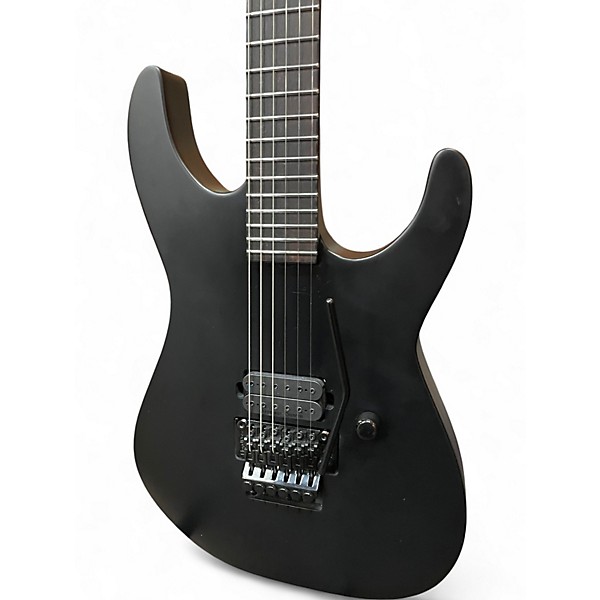 Used ESP LTD M-Black Metal Flat Black Solid Body Electric Guitar