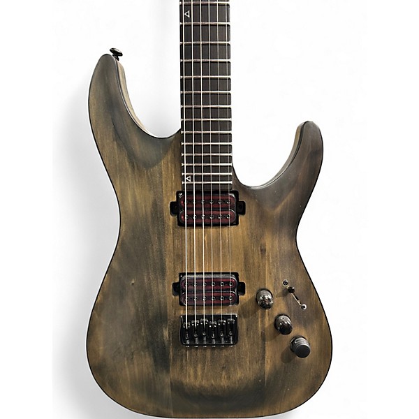 Used Schecter Guitar Research C1 Apocalypse Rust Grey Solid Body Electric Guitar