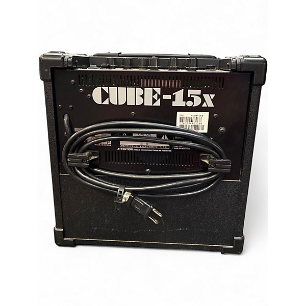 Used Roland Cube 15X 1X8 15W Guitar Combo Amp
