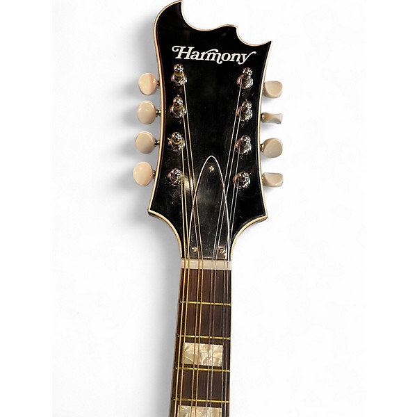 Vintage 1970s Harmony H8025 Natural Mandolin