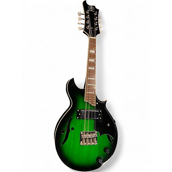 Used Airline H35 Batwing Green Burst Mandolin