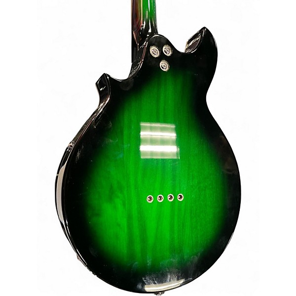 Used Airline H35 Batwing Green Burst Mandolin