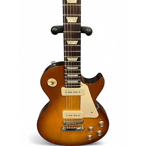 Used Gibson Les Paul 60s Tribute Satin Honeyburst Solid Body Electric Guitar