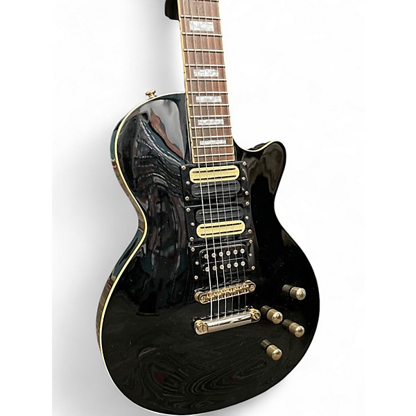 Used Agile 2500 Black Solid Body Electric Guitar
