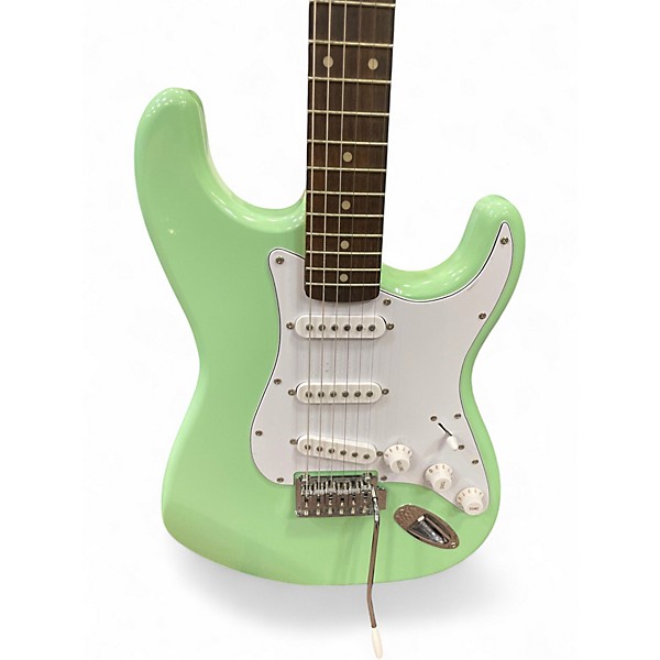 Used Squier Standard Stratocaster Seafoam Green Solid Body Electric Guitar