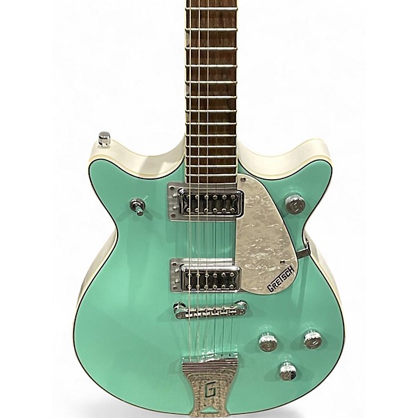 Used Gretsch Guitars G5237 Double Jet Surf Green Solid Body Electric Guitar