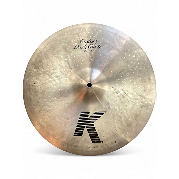 Used Zildjian 16in K Custom Dark Crash Cymbal