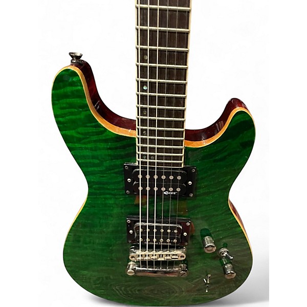 Used 2005 Fernandes Dragonfly Elite Green Solid Body Electric Guitar