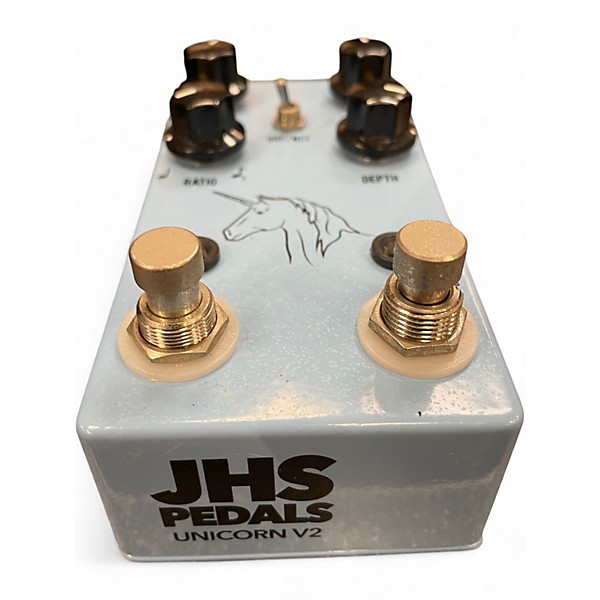 Used JHS Pedals Unicorn Uni-Vibe Photocell Modulator with Tap Tempo Effect Pedal