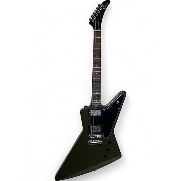 Used Epiphone Explorer Limited Run Green Solid Body Electric Guitar