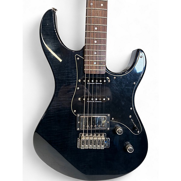 Used Yamaha Pacifica PAC612VIIFM Black Solid Body Electric Guitar