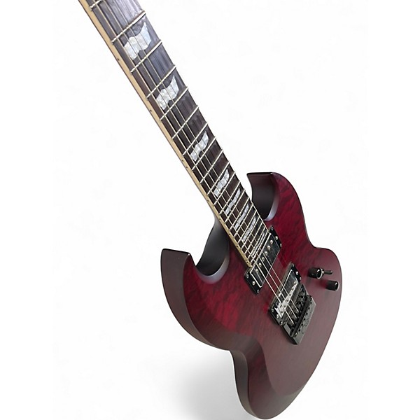 Used ESP LTD Viper 1000 Deluxe Maroon Solid Body Electric Guitar