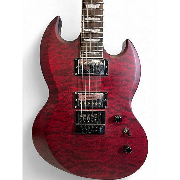 Used ESP LTD Viper 1000 Deluxe Maroon Solid Body Electric Guitar