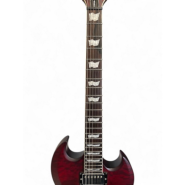 Used ESP LTD Viper 1000 Deluxe Maroon Solid Body Electric Guitar