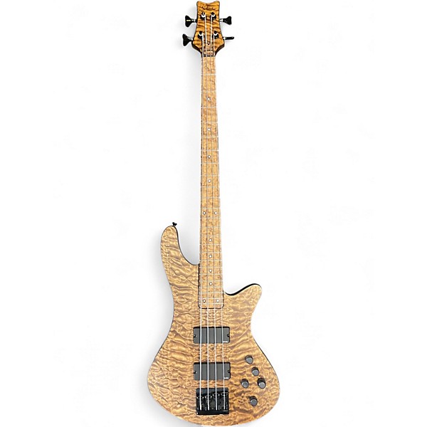 Used Schecter Guitar Research CUSTOM SHOP STILETTO 4 STRING Antique Natural Electric Bass Guitar