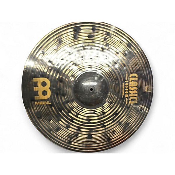 Used 2020 MEINL 22in CLASSICS CUSTOM DARK CRASH RIDE Cymbal