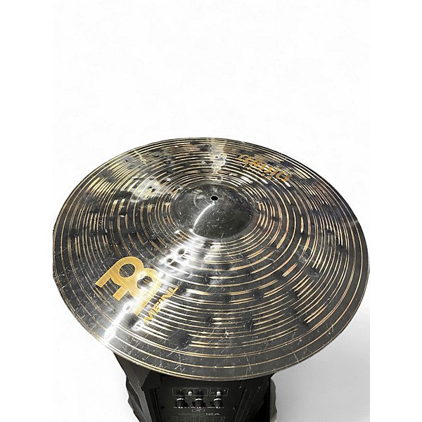 Used 2020 MEINL 22in CLASSICS CUSTOM DARK CRASH RIDE Cymbal