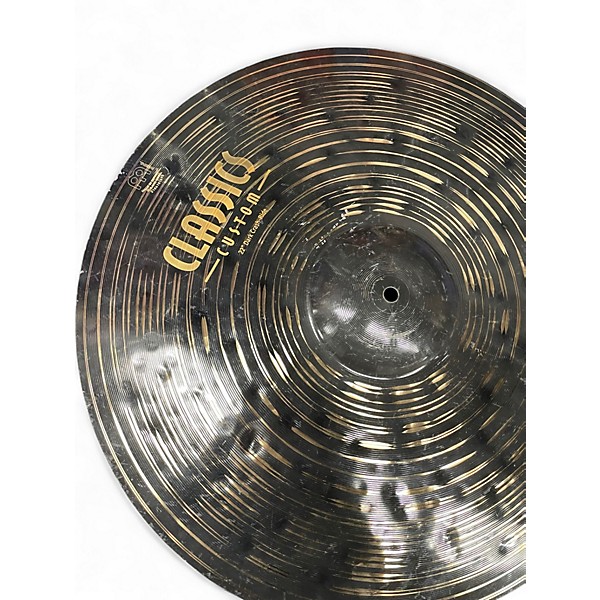 Used 2020 MEINL 22in CLASSICS CUSTOM DARK CRASH RIDE Cymbal