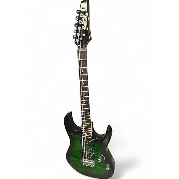Used Ibanez GRG20Z Gio Emerald Green Solid Body Electric Guitar