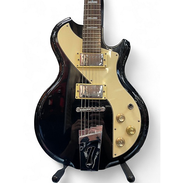 Used Italia Mondial Sportster Black Solid Body Electric Guitar
