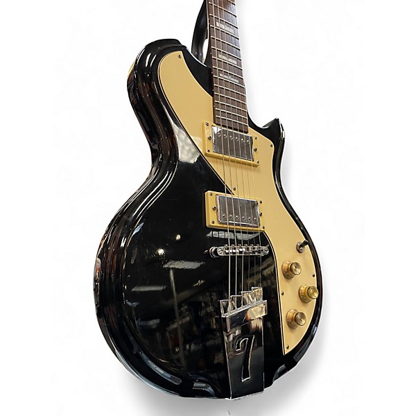Used Italia Mondial Sportster Black Solid Body Electric Guitar