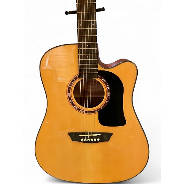 Used Washburn AD5CE Natural Acoustic Electric Guitar