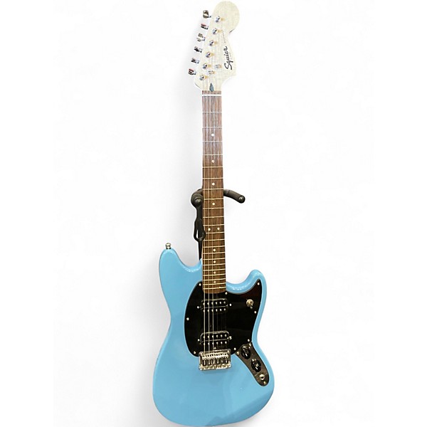 Used Squier SONIC MUSTANG Blue Solid Body Electric Guitar