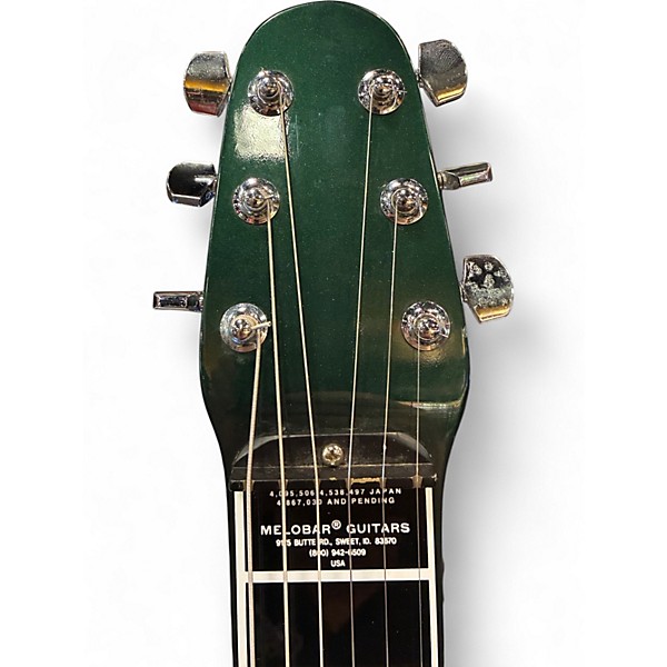 Used Melobar 6 String Lap Steel Green Lap Steel