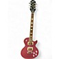 Used 2020 Epiphone Les Paul Muse Pink Solid Body Electric Guitar thumbnail