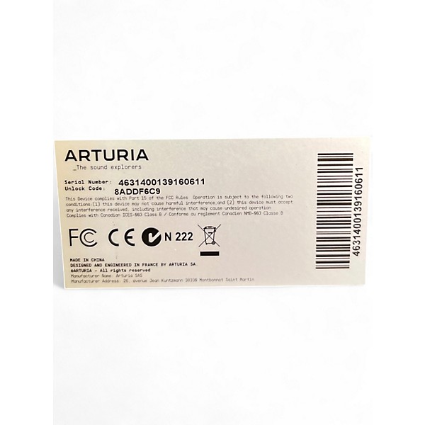 Used Arturia Keystep Pro MIDI Controller