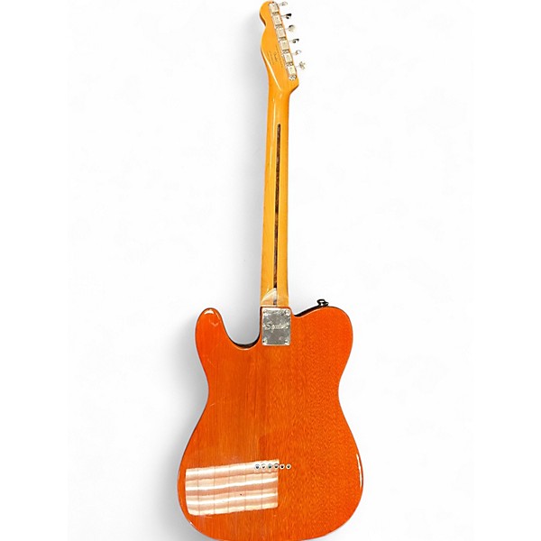 Used Squier Classic Vibe Telecaster Thinline Orange Hollow Body Electric Guitar