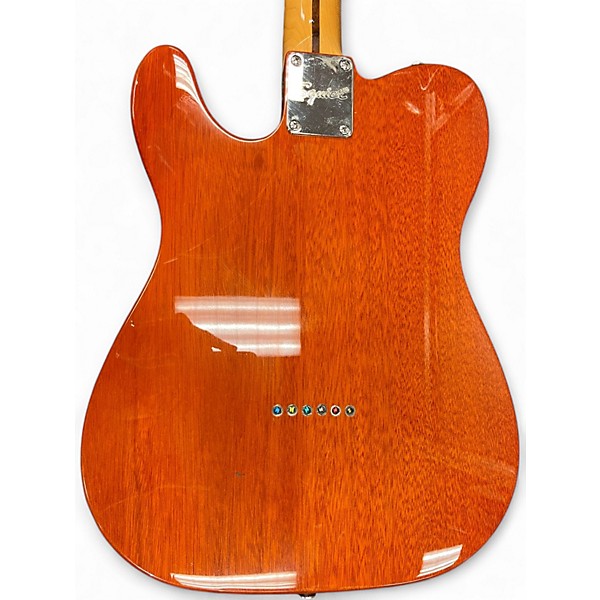 Used Squier Classic Vibe Telecaster Thinline Orange Hollow Body Electric Guitar