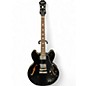 Used Epiphone ES-335 PRO Ebony Hollow Body Electric Guitar thumbnail