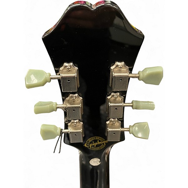 Used Epiphone ES-335 PRO Ebony Hollow Body Electric Guitar