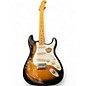 Used 2017 Squier Classic Vibe 1950S Stratocaster 2 Tone Sunburst Solid Body Electric Guitar thumbnail