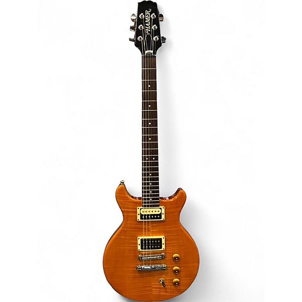 Used Hamer FM special Trans Amber Solid Body Electric Guitar