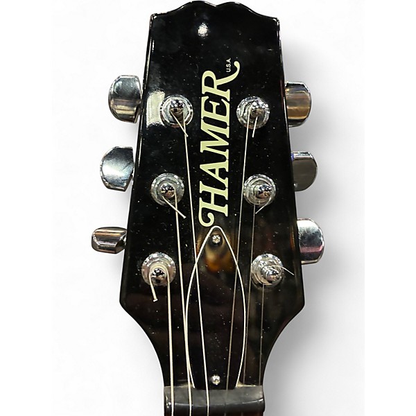 Used Hamer FM special Trans Amber Solid Body Electric Guitar
