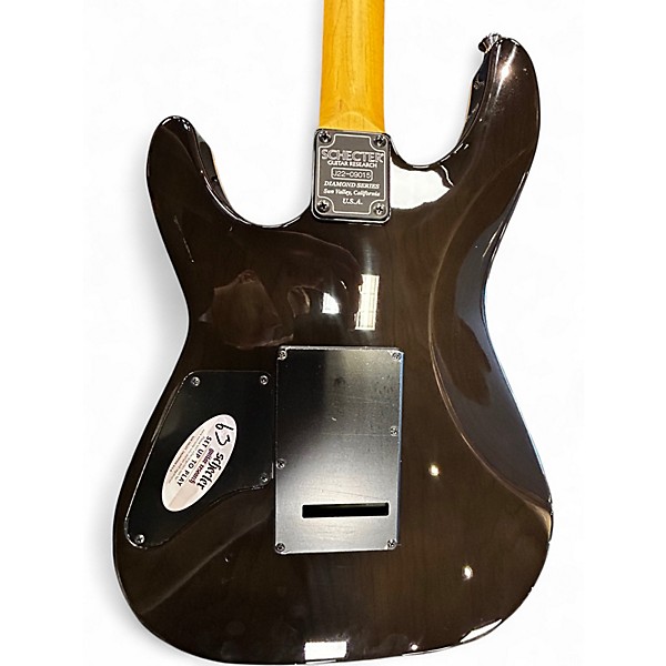 Used Schecter Guitar Research California Classic charcoal burst Solid Body Electric Guitar
