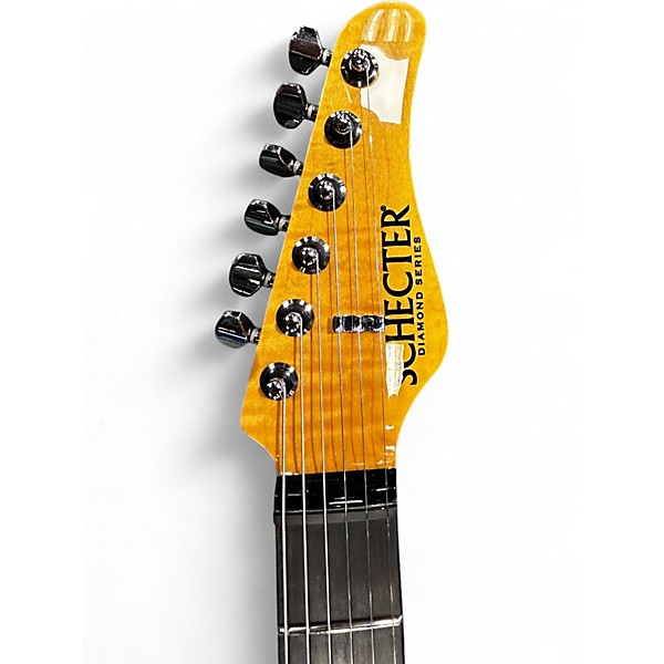 Used Schecter Guitar Research California Classic charcoal burst Solid Body Electric Guitar